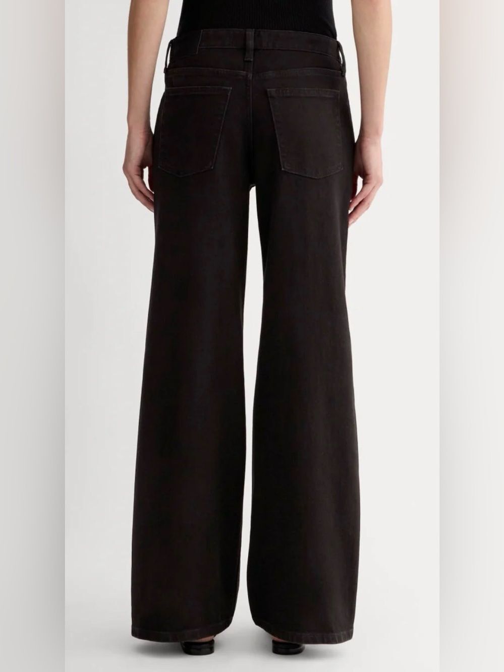 New Everlane THE MID-WAY JEAN in Washed Black Size 26 - Picture 12 of 12